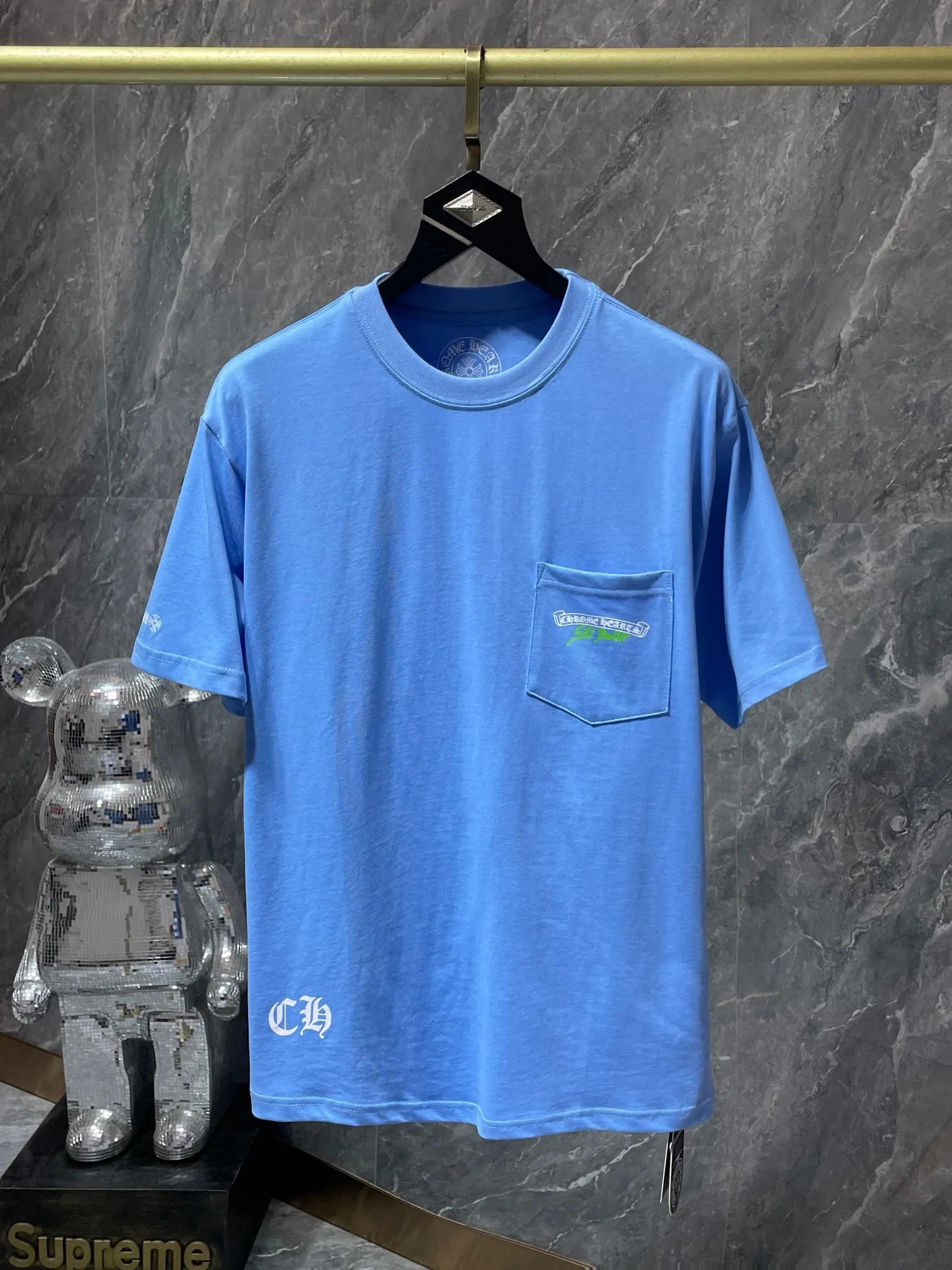 8739＃ Chrome Hearts 24ss Blue 1 1 ： Blue Sizes：S、M、L、XL
